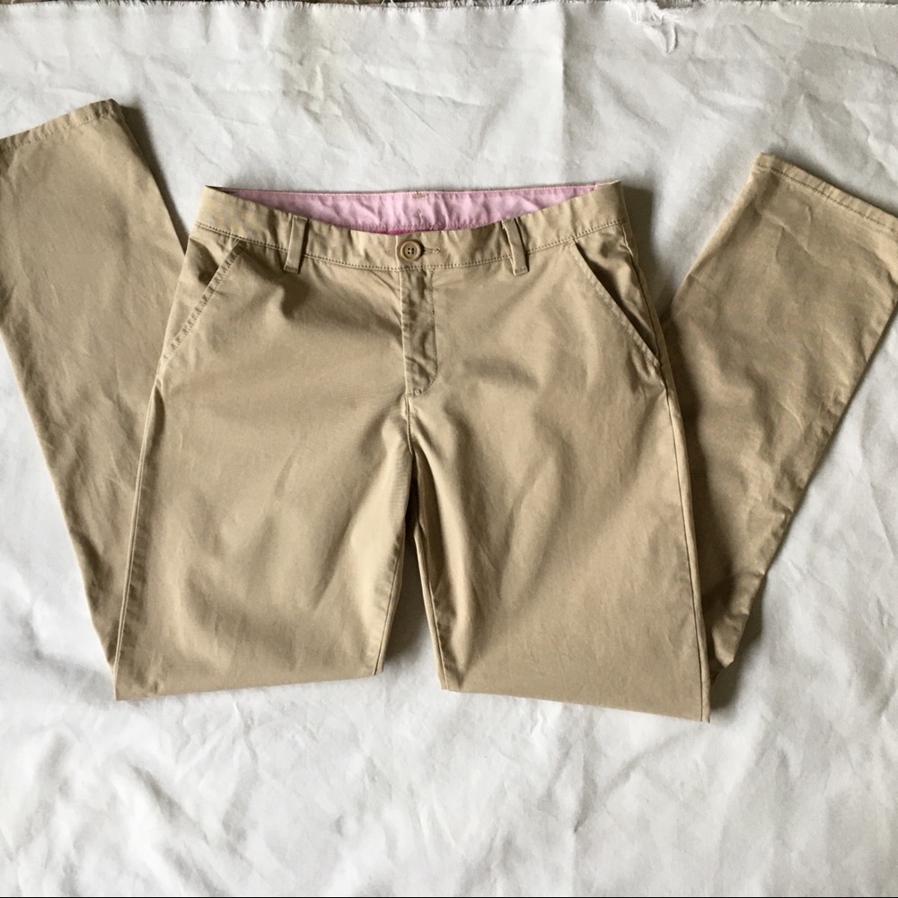 Gap pants size 18 Regular girls beige khakis EUC
